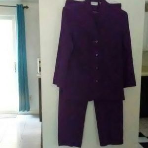 Purple set of blazer and pants